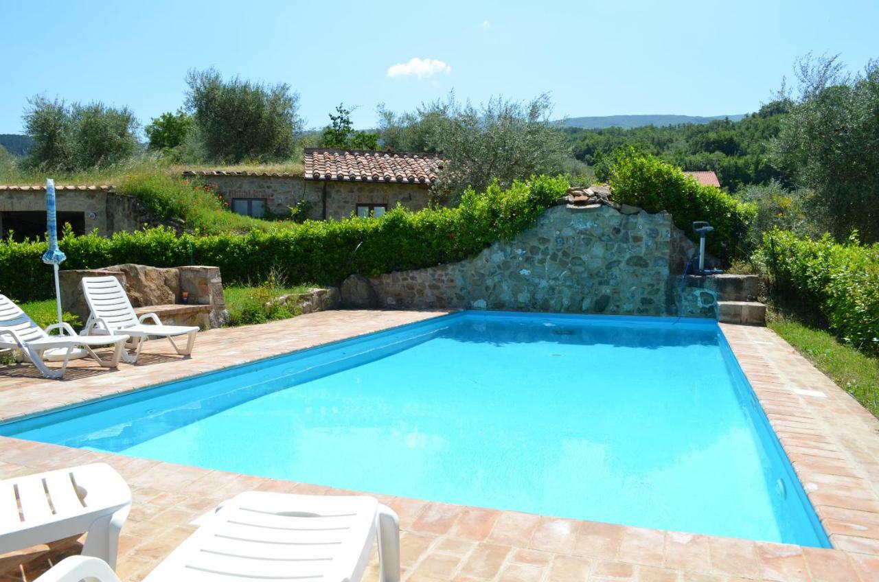 Hostal La Casina Degli Olivi Seggiano Exterior foto